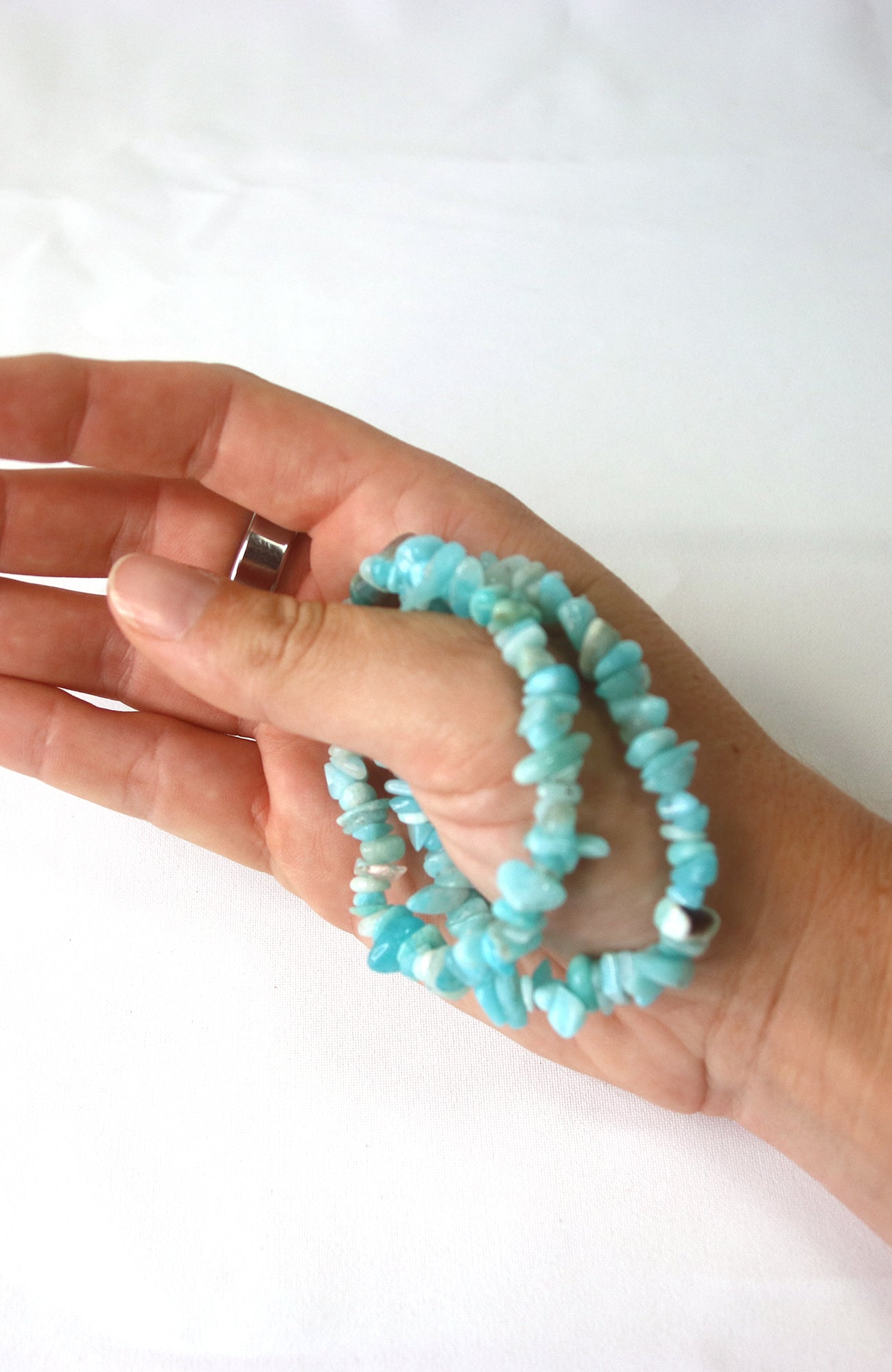 Amazonite Chip Bracelet